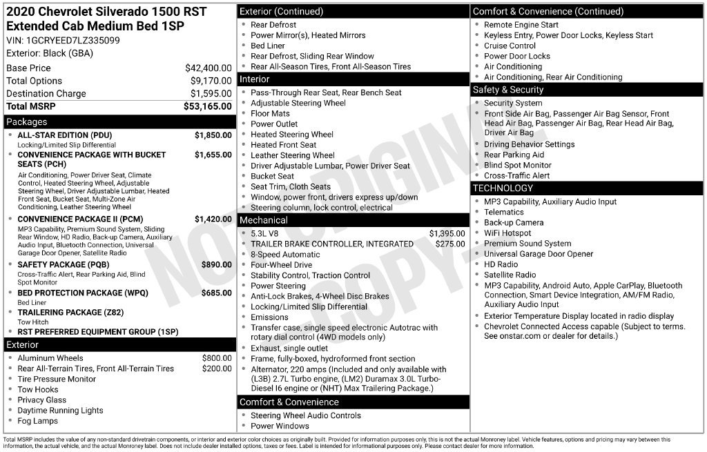 Used 2020 Chevrolet Silverado 1500 RST w/ All-Star Edition AWD/4WD image 15
