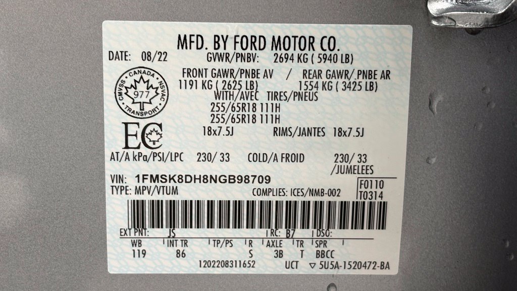 Used 2022 Ford Explorer XLT AWD/4WD image 48