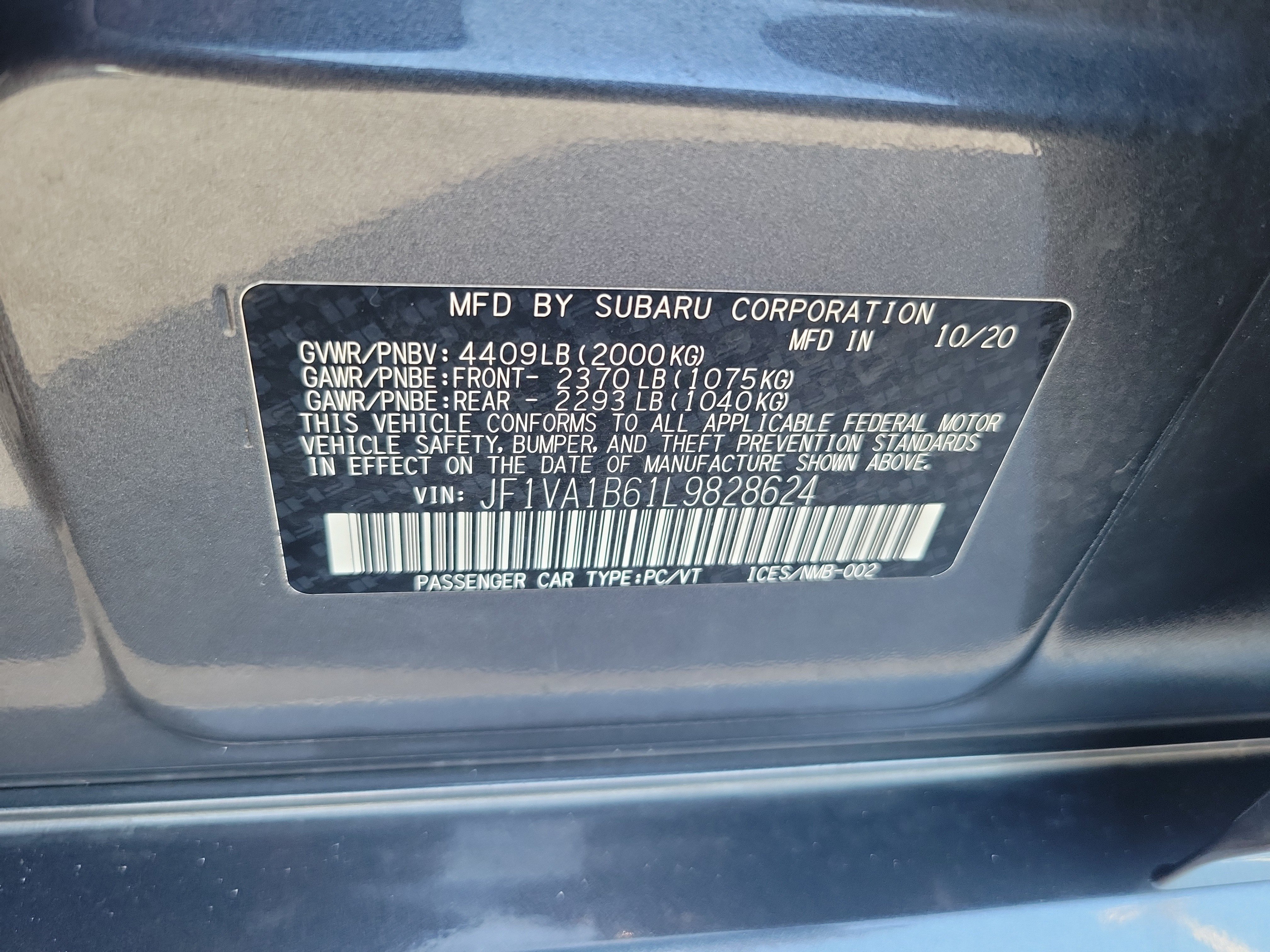 Used 2020 Subaru WRX Premium w/ Performance Package AWD/4WD image 34