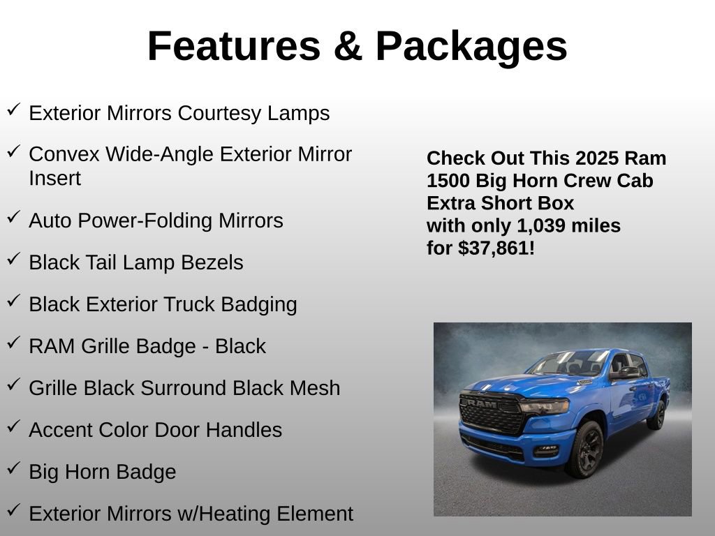 Used 2025 RAM 1500 Big Horn AWD/4WD image 17
