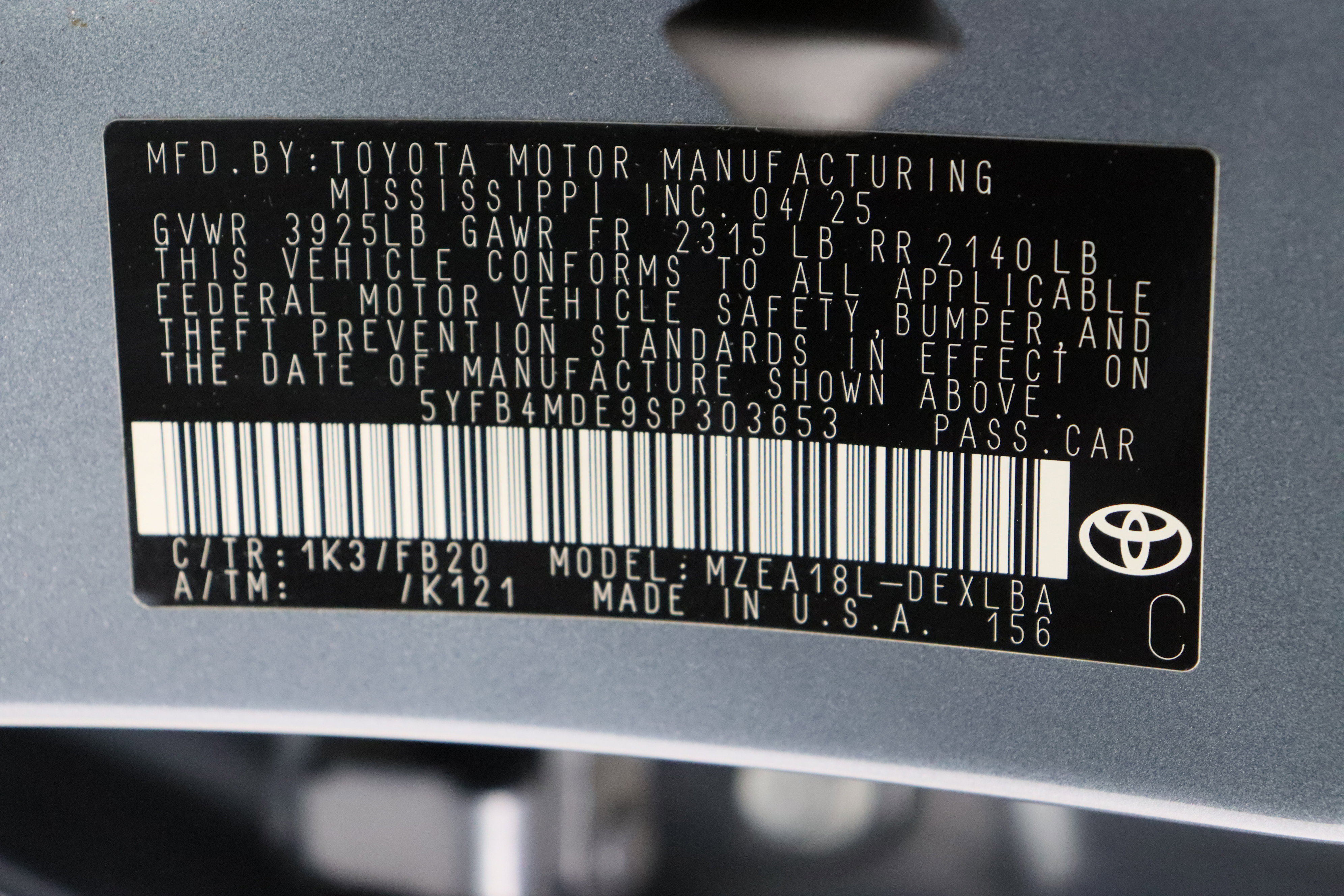 Certified 2025 Toyota Corolla LE FWD image 37