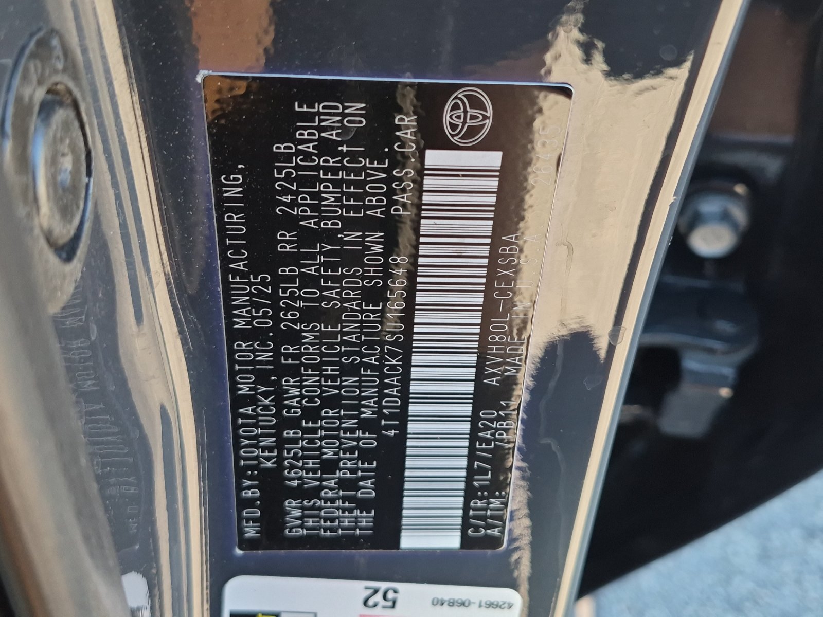 Certified 2025 Toyota Camry SE FWD image 25