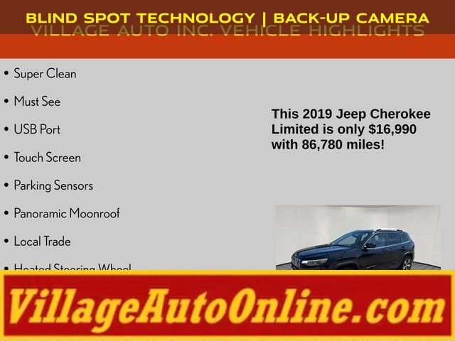 Used 2019 Jeep Cherokee Limited w/ Trailer Tow Group AWD/4WD image 8