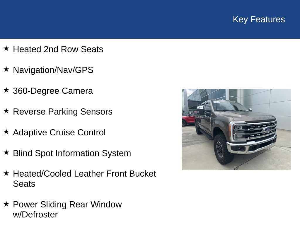 Certified 2023 Ford F350 Lariat w/ Tremor Off-Road Package AWD/4WD image 39