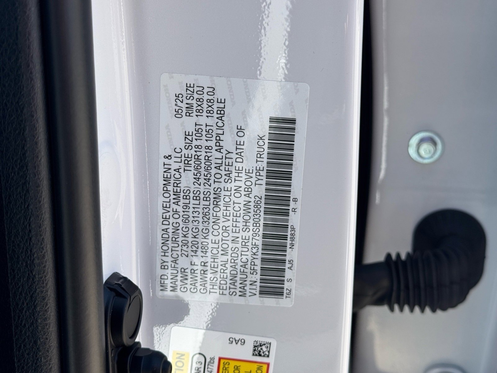 New 2025 Honda Ridgeline TrailSport+ image 17