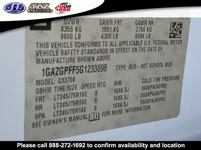 Used 2016 Chevrolet Express 3500 LT w/ LT Preferred Equipment Group image 14