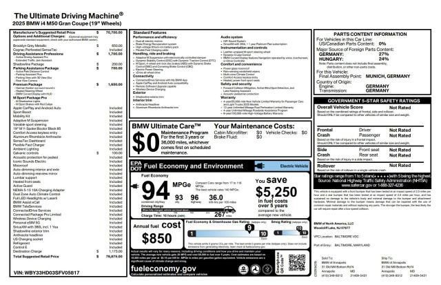 Used 2025 BMW i4 M50 image 5