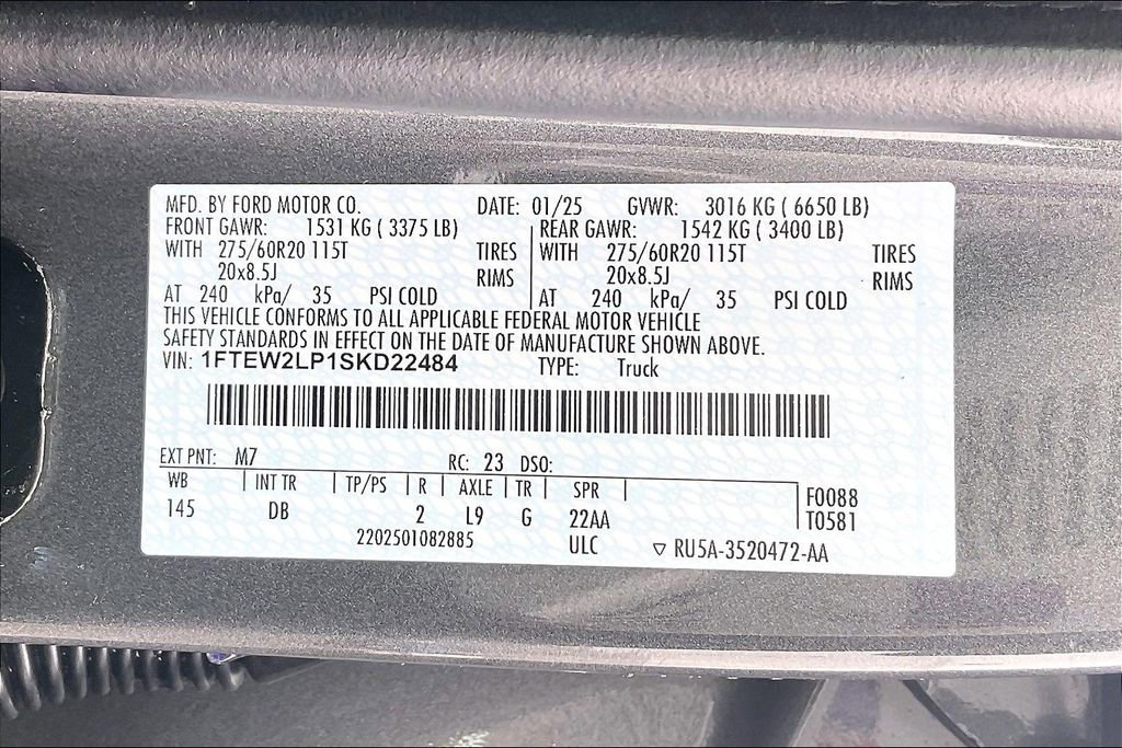 New 2025 Ford F150 STX w/ Equipment Group 200A image 13