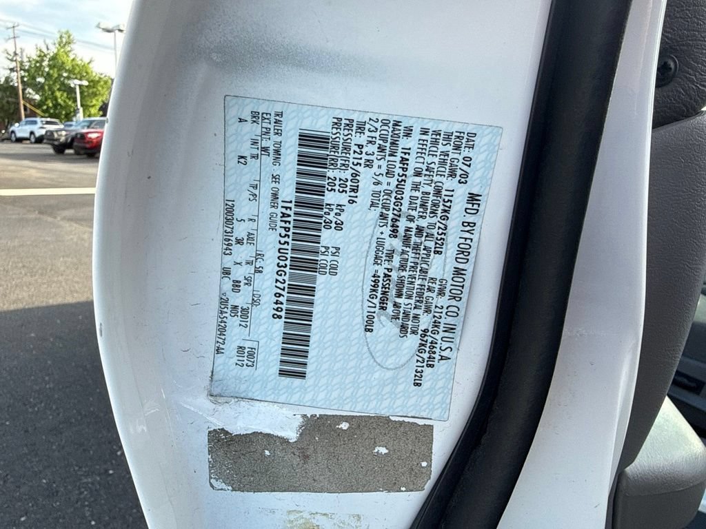 Used 2003 Ford Taurus SES FWD image 8