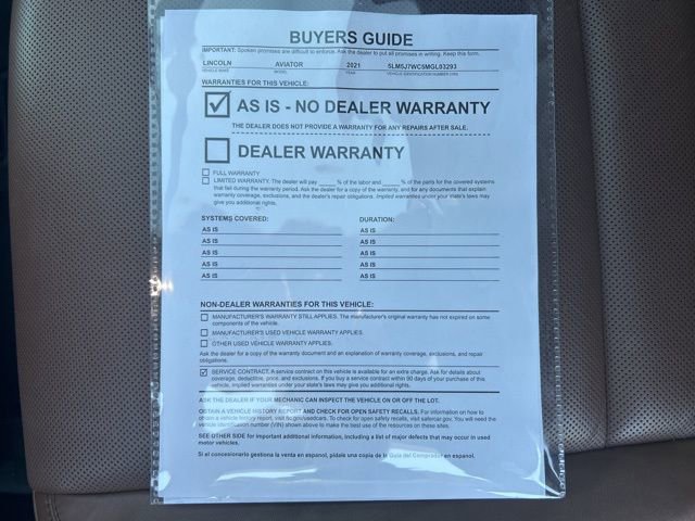 Used 2021 Lincoln Aviator Reserve w/ Class IV Trailer Tow Package image 29