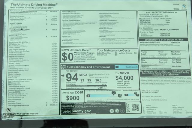 New 2026 BMW i4 xDrive40i w/ M Sport Package image 2