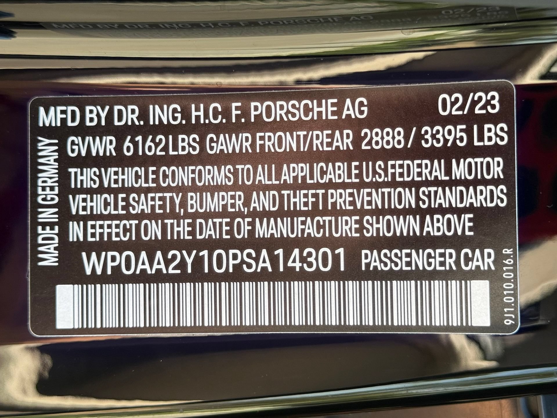 Certified 2023 Porsche Taycan RWD image 37