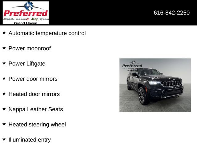Used 2025 Jeep Grand Cherokee Overland w/ Trailer Tow Package image 12