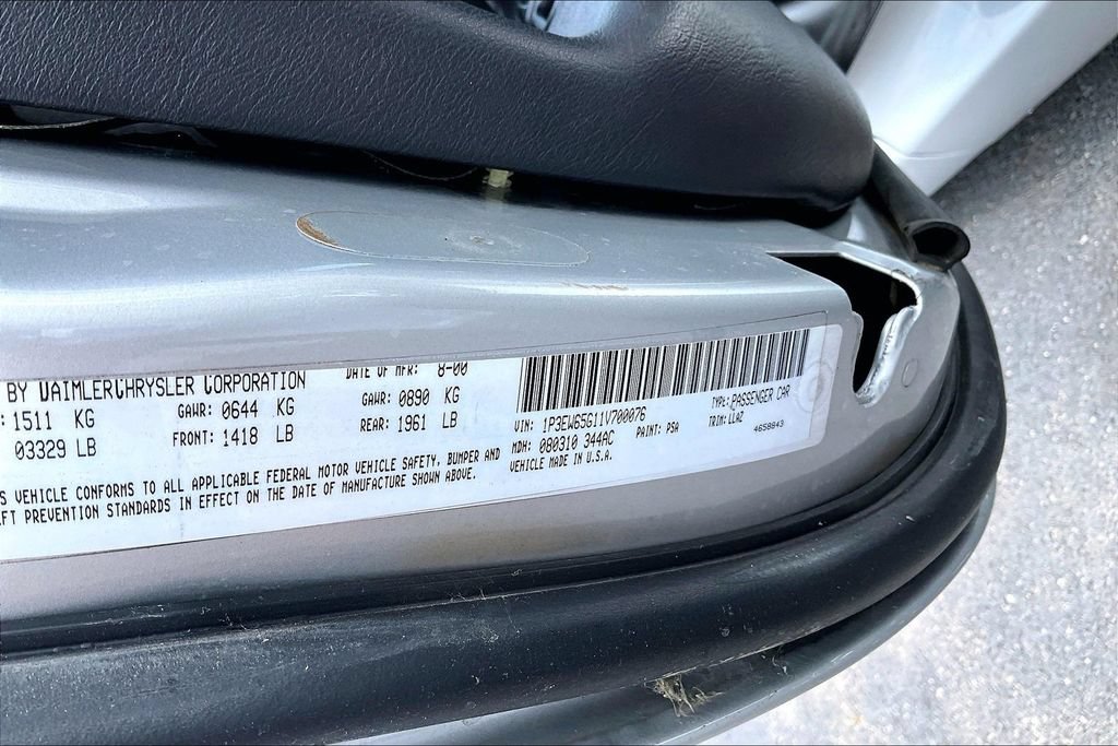Used 2001 Plymouth Prowler RWD image 3