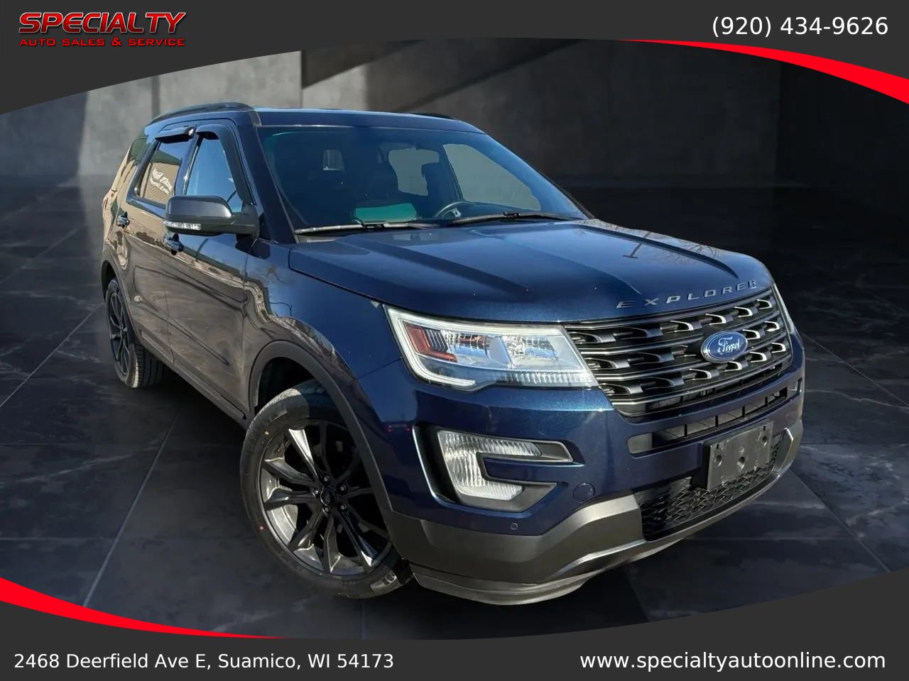 Used 2017 Ford Explorer XLT w/ Equipment Group 202A image 2