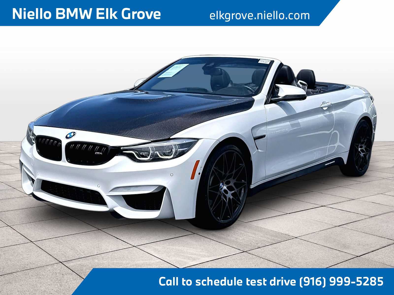 Used 2019 BMW M4 Convertible w/ Competition Package RWD image 1