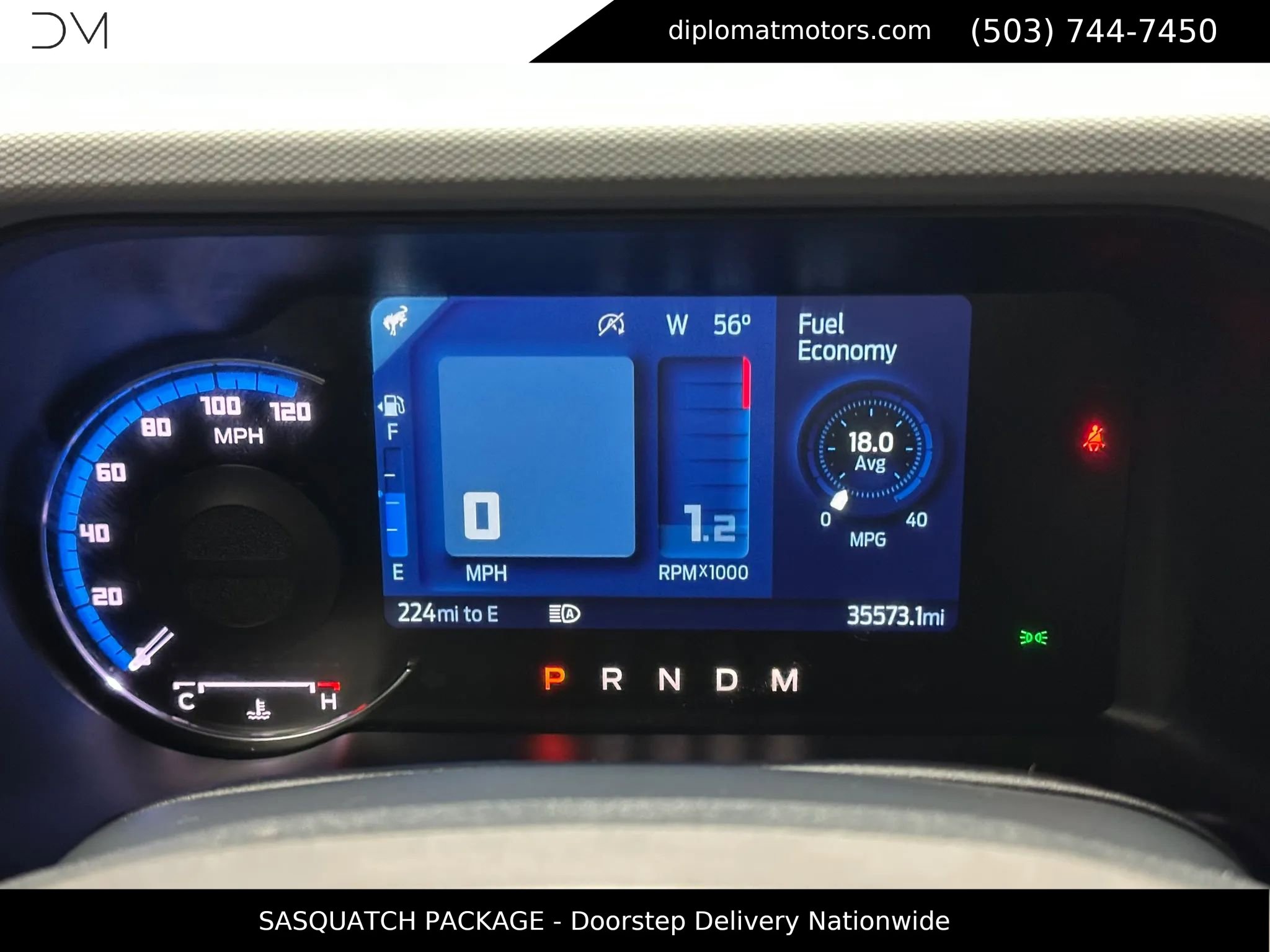 Used 2022 Ford Bronco Big Bend w/ Sasquatch Package image 39