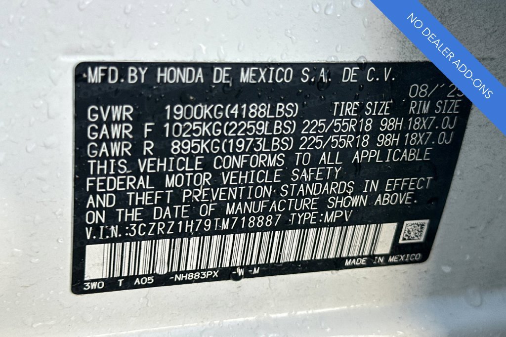 Certified 2026 Honda HR-V EX-L image 31