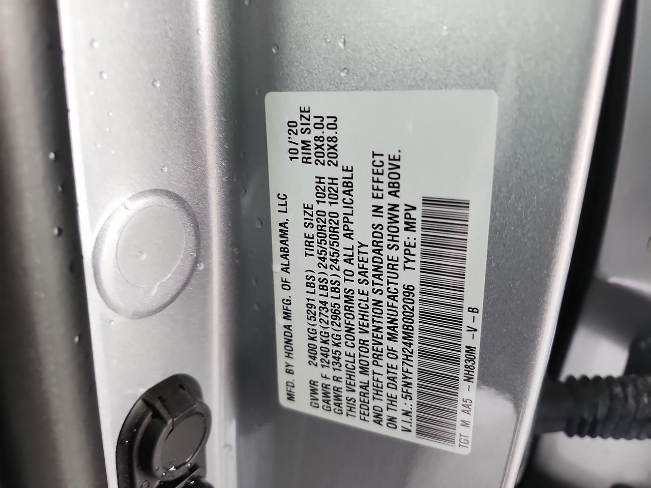 Certified 2021 Honda Passport Sport image 22