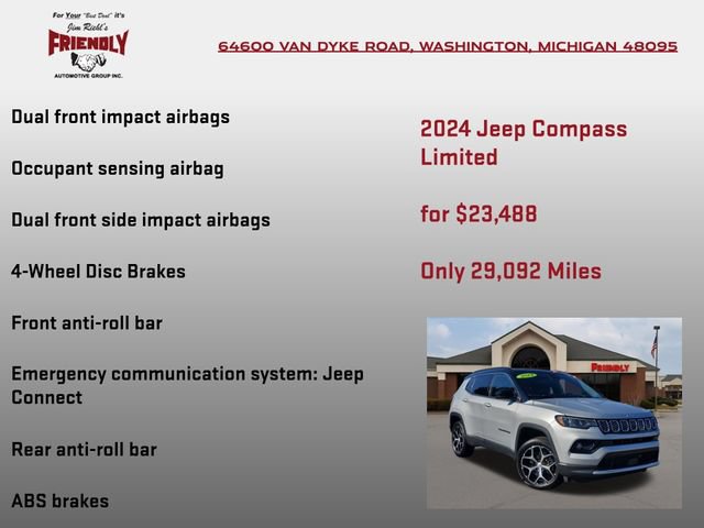 Used 2024 Jeep Compass Limited AWD/4WD image 15