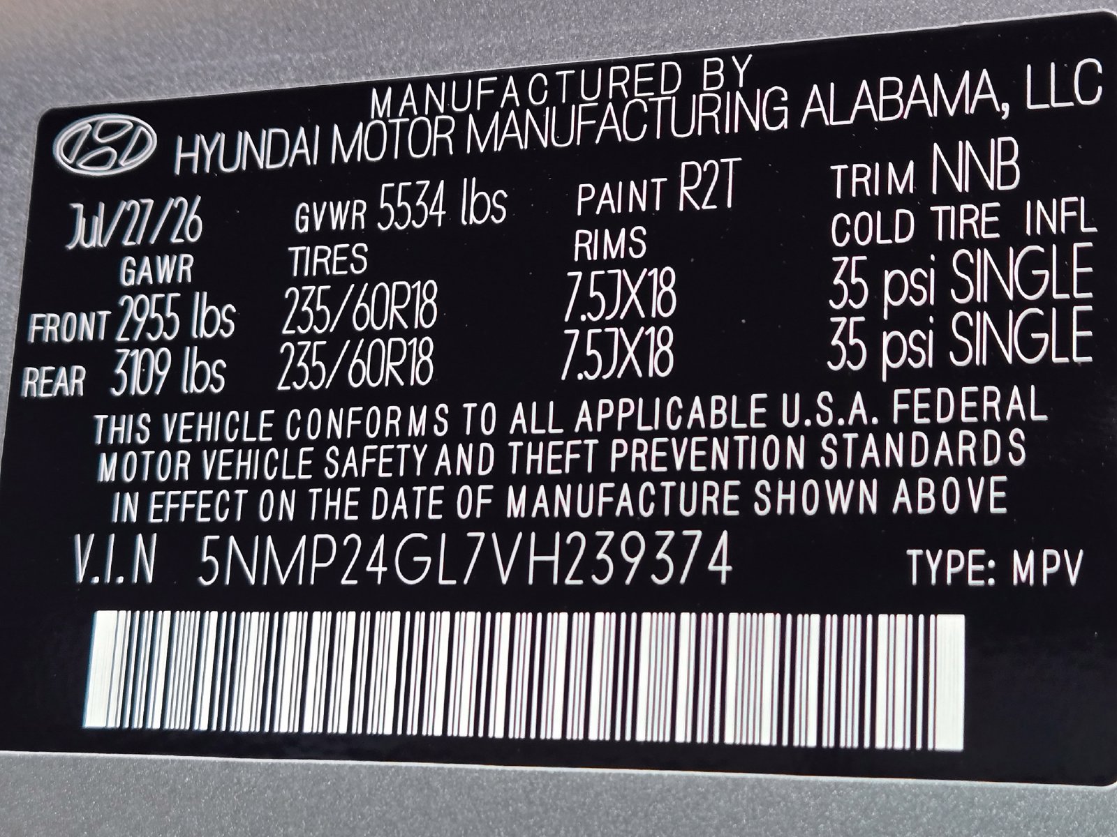 New 2027 Hyundai Santa Fe SEL FWD image 21