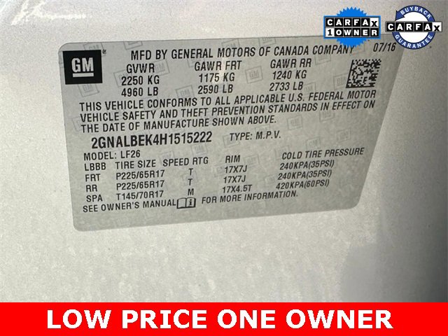 Certified 2017 Chevrolet Equinox LS image 22