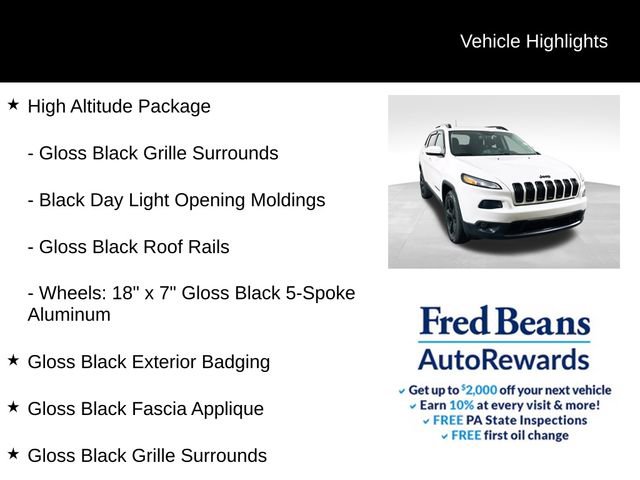 Used 2018 Jeep Cherokee Limited w/ High Altitude Package AWD/4WD image 10