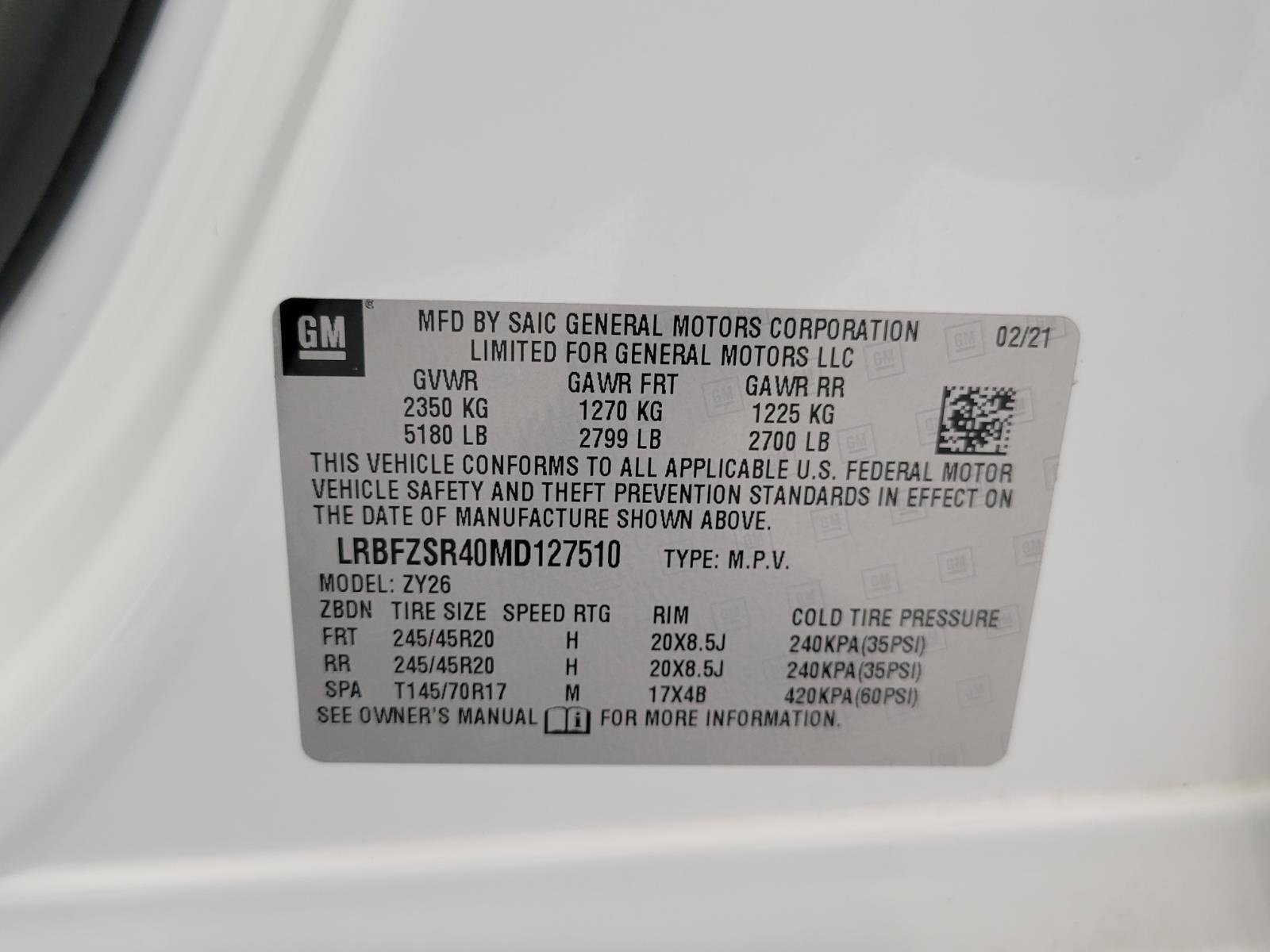 Used 2021 Buick Envision Avenir AWD/4WD image 28