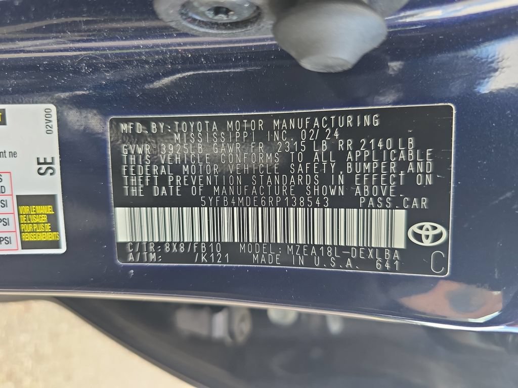 Certified 2024 Toyota Corolla LE FWD image 38