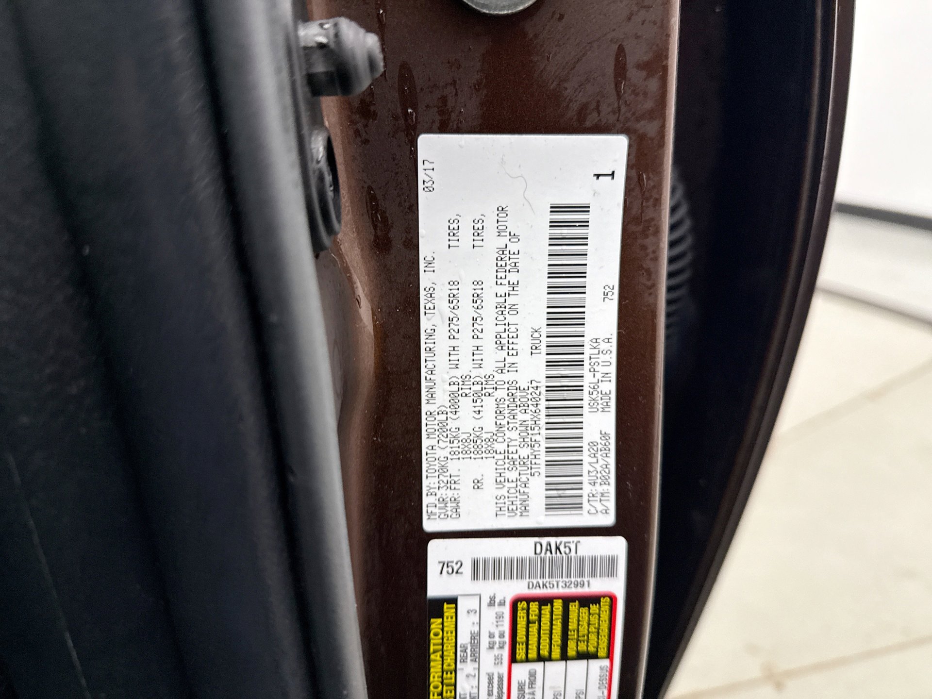 Used 2017 Toyota Tundra Limited w/ Limited Premium Package image 19