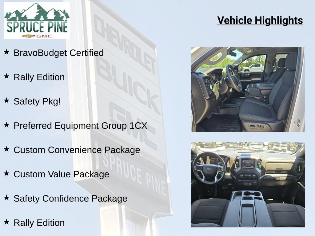 Certified 2022 Chevrolet Silverado 1500 Custom w/ Rally Edition AWD/4WD image 8