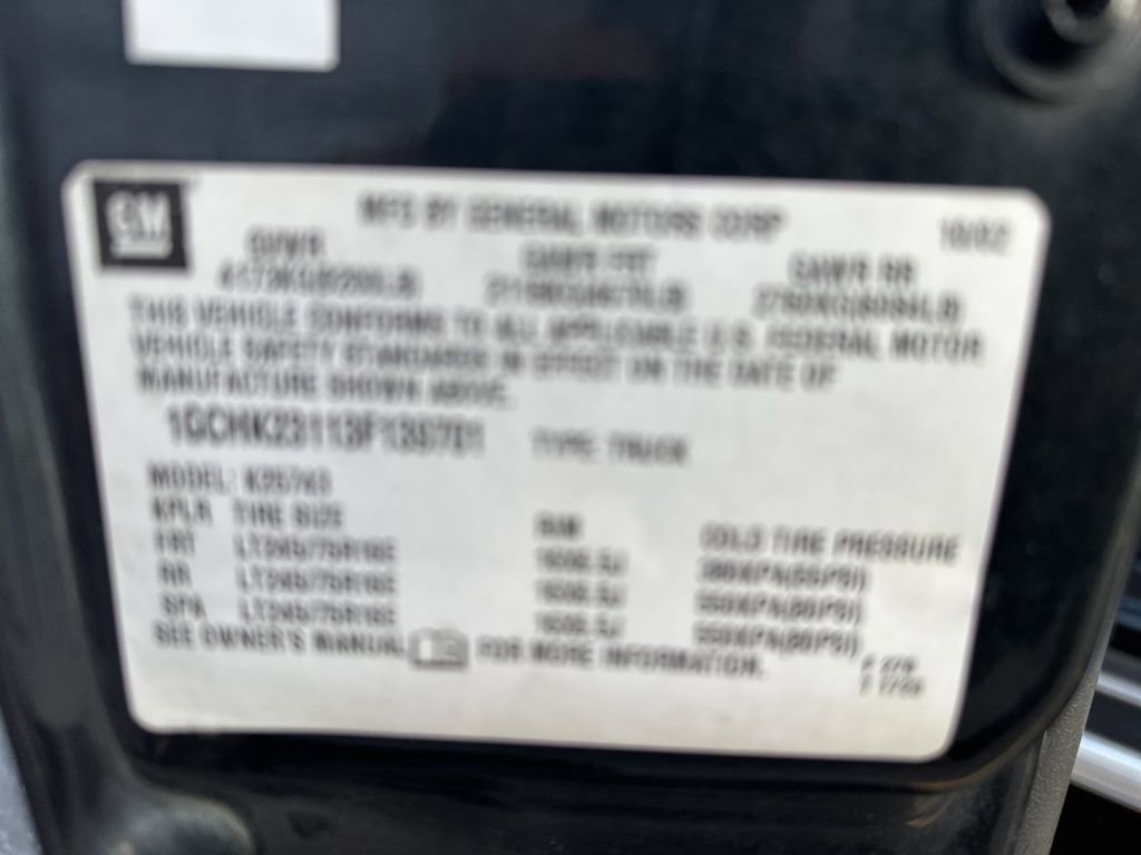 Used 2003 Chevrolet Silverado 2500 LT w/ Skid Plate Package image 29