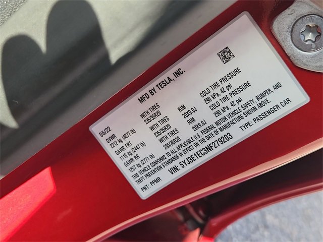 Used 2022 Tesla Model 3 Performance image 33