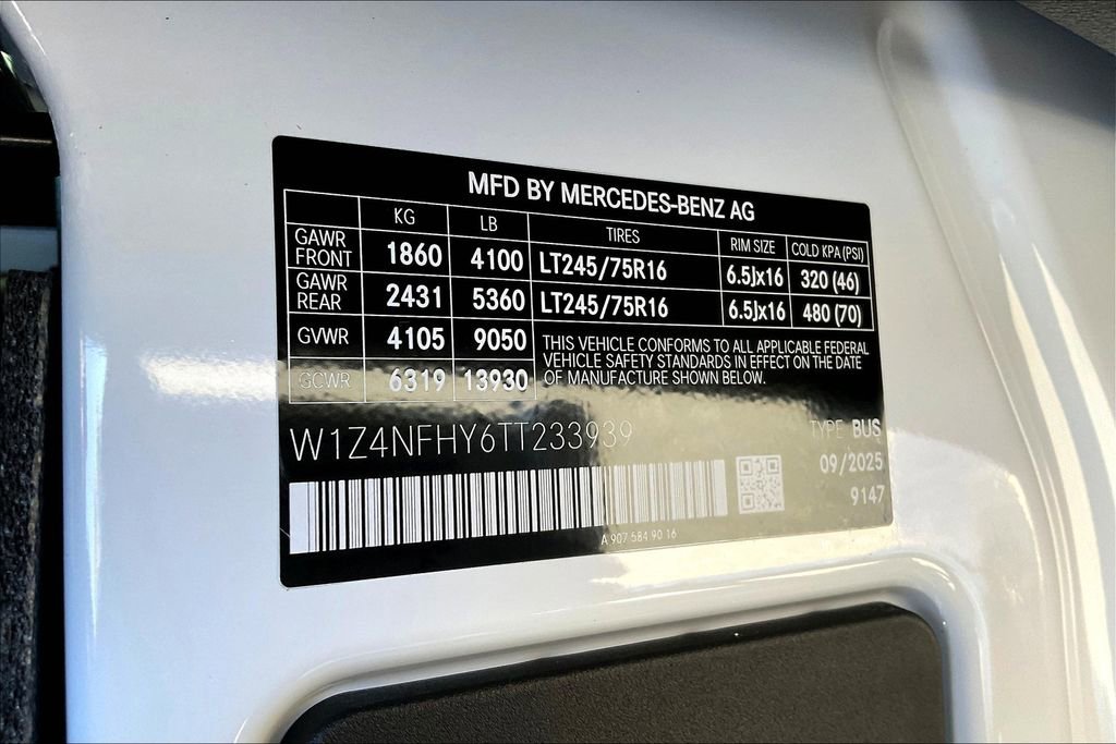 New 2026 Mercedes-Benz Sprinter 2500 image 11