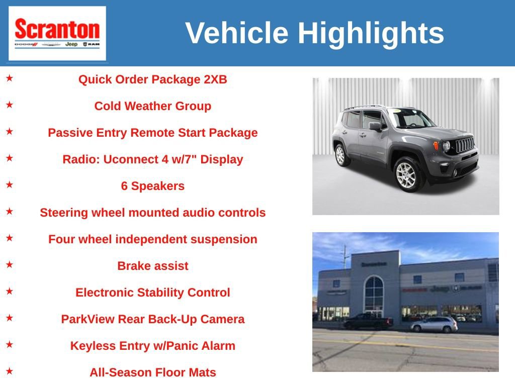 Used 2020 Jeep Renegade Latitude w/ Cold Weather Group image 6