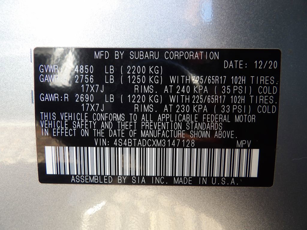 Used 2021 Subaru Outback Premium image 31