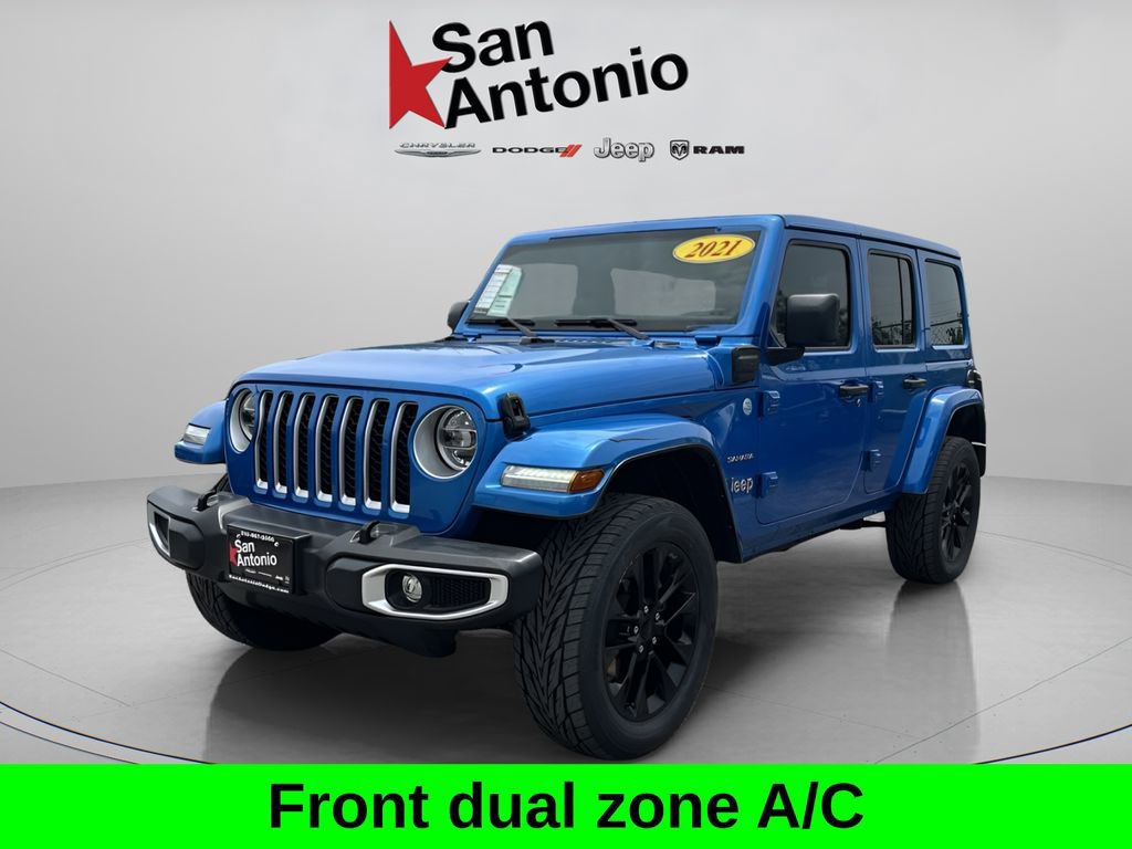 Used 2021 Jeep Wrangler Unlimited Sahara w/ Cold Weather Group AWD/4WD image 4