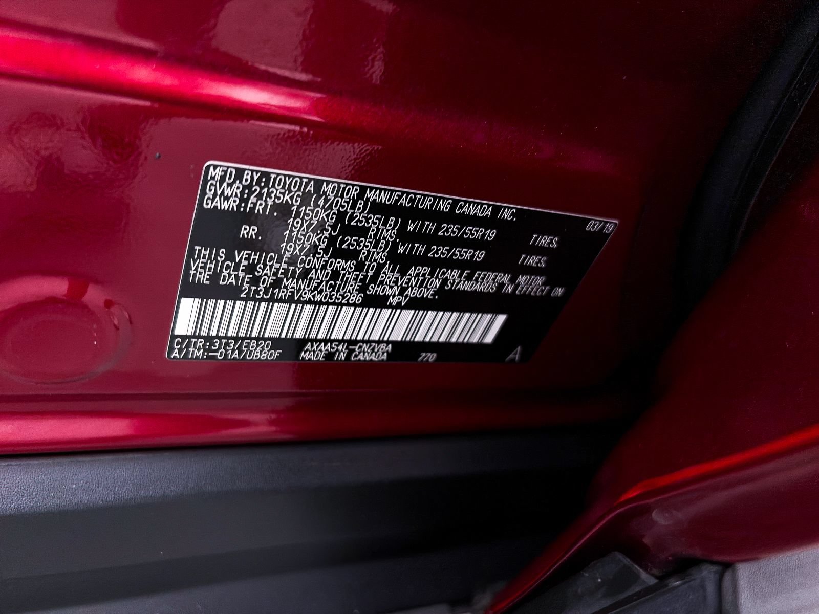 Used 2019 Toyota RAV4 Adventure w/ Cold Weather Package AWD/4WD image 38
