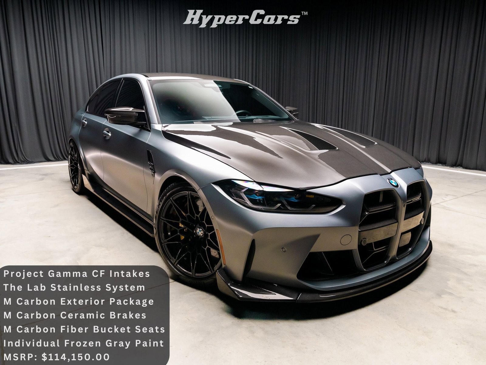 Used 2023 BMW M3 Competition w/ M Carbon Exterior Package image 1