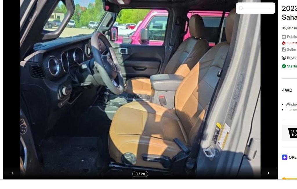 Used 2023 Jeep Wrangler Unlimited Sahara AWD/4WD image 7