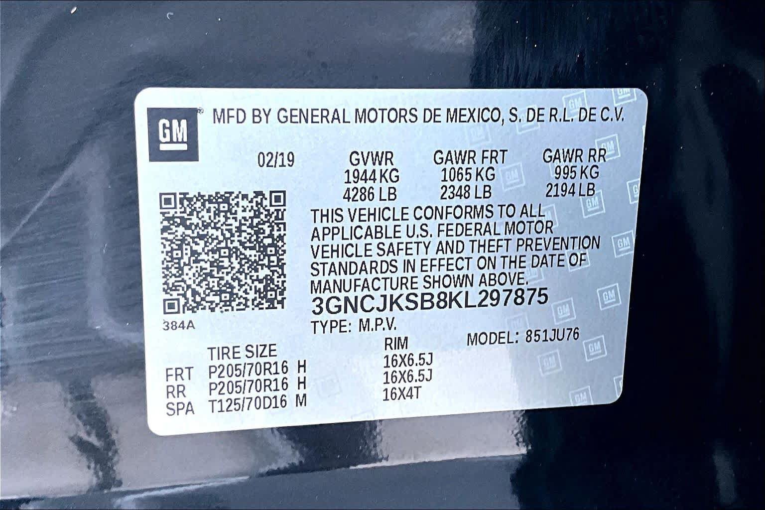 Used 2019 Chevrolet Trax LS w/ Tint and Cruise Package FWD image 29