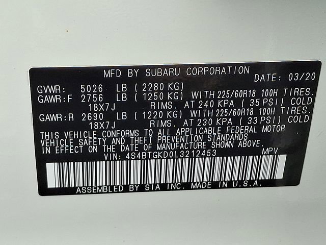Used 2020 Subaru Outback Onyx Edition XT AWD/4WD image 27