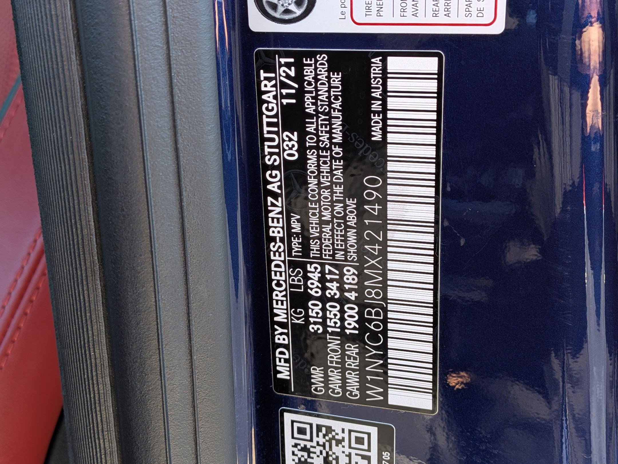 Certified 2021 Mercedes-Benz G 550 image 38