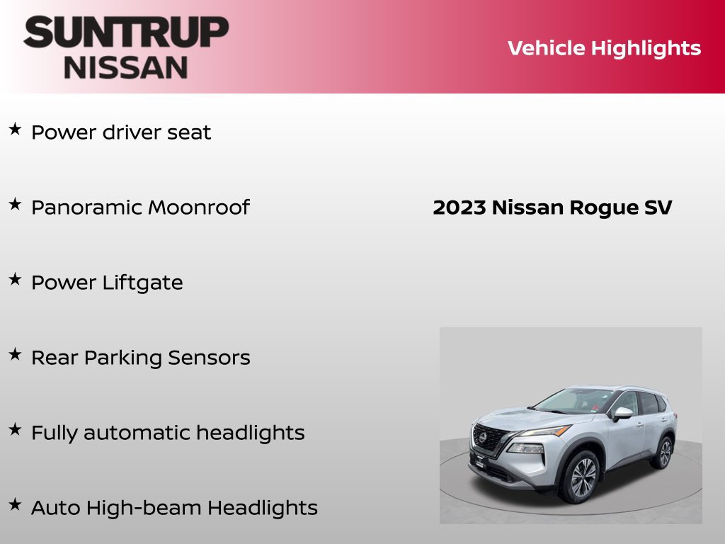 Certified 2023 Nissan Rogue SV w/ SV Premium B Package FWD image 16