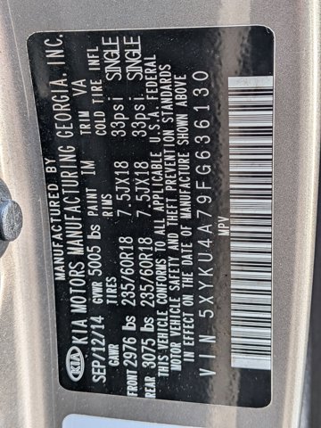 Used 2015 Kia Sorento EX w/ EX V6 Touring Package FWD image 19