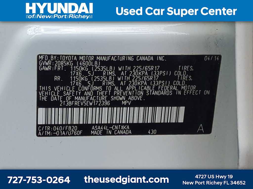 Used 2014 Toyota RAV4 LE AWD/4WD image 29