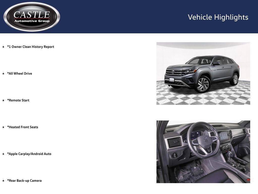 Used 2022 Volkswagen Atlas Cross Sport SE image 3