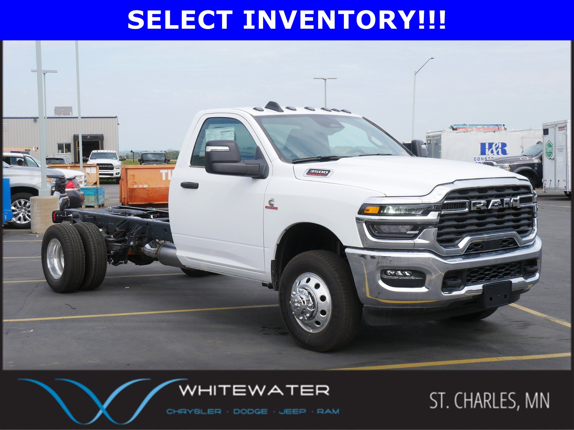 New 2026 RAM 3500 Tradesman w/ Chrome Appearance Group