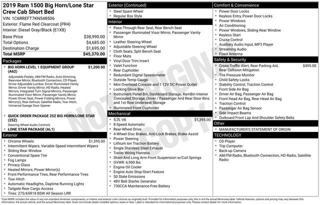 Used 2019 RAM 1500 Big Horn image 29