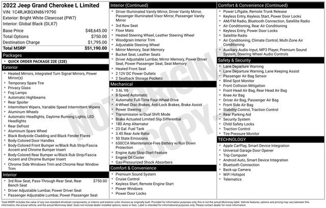 Used 2022 Jeep Grand Cherokee L Limited image 2